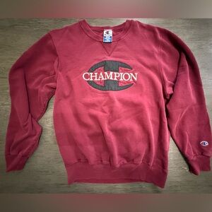 0001 Champion Burgundy Athletic Sweatshirt
